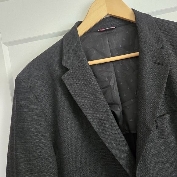 Tommy Hilfiger Classic Dark Grey R42 Men's Blazer Rn 47338 - Picture 4 of 14